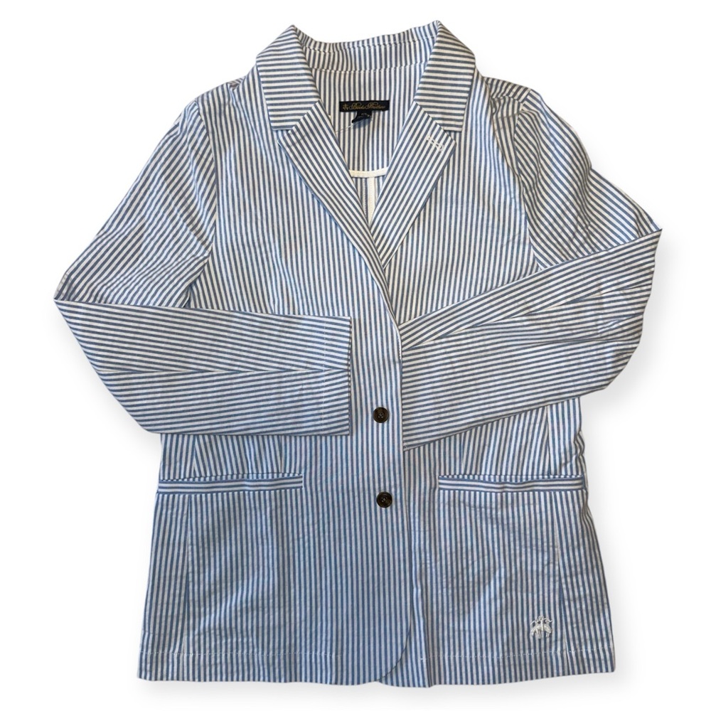 Brooks Brothers Cotton Striped Blazer